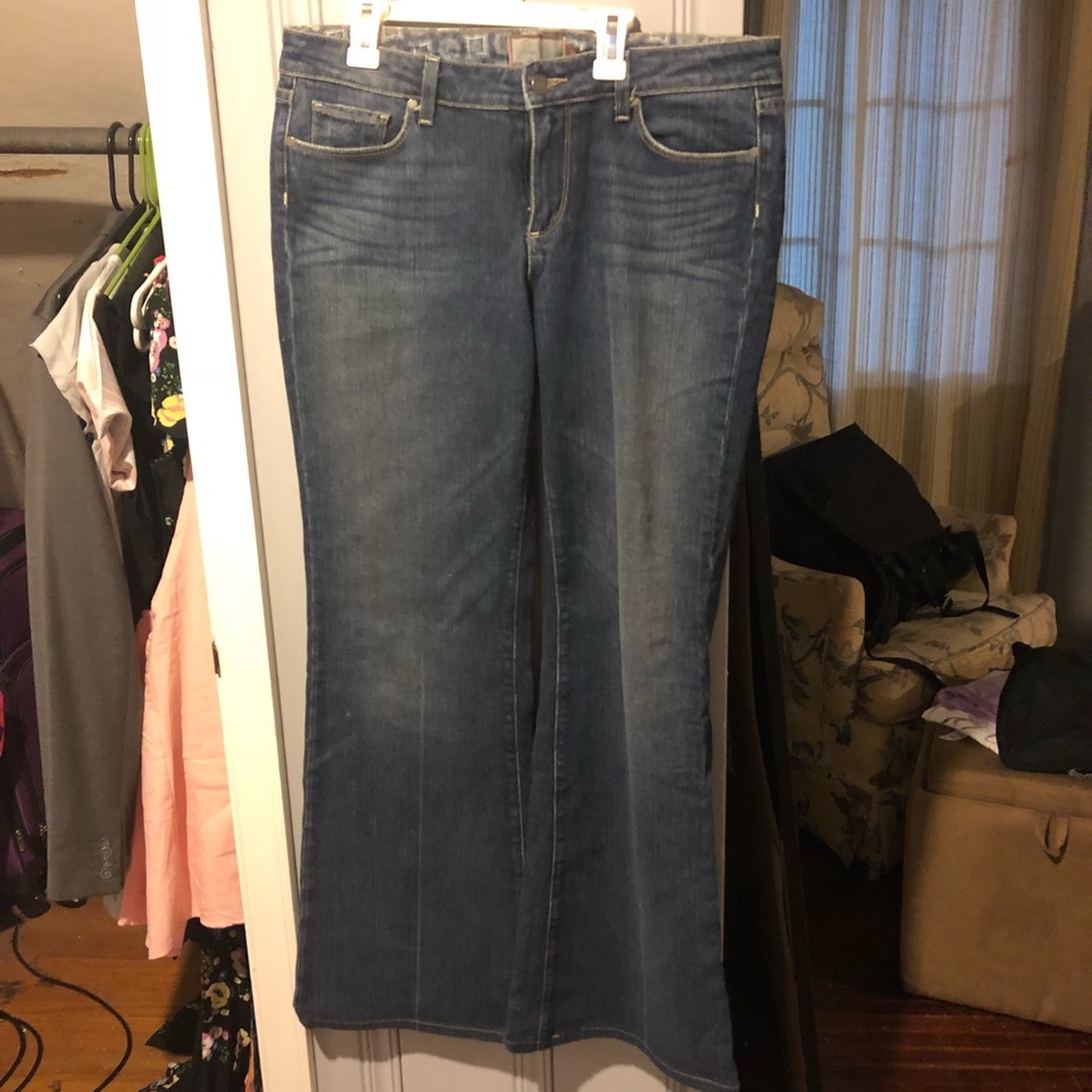 Paige Wide Leg Trouser Jeans